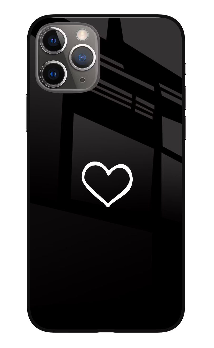 Heart iPhone 11 Pro Back Cover, Metal case