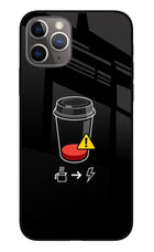 Coffee iPhone 11 Pro Glass Case