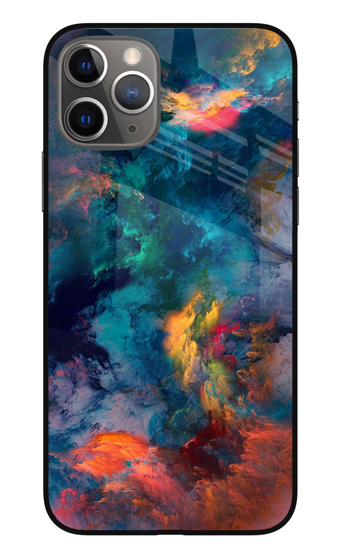 Artwork Paint iPhone 11 Pro Glass Case Back Cover by Casekaro