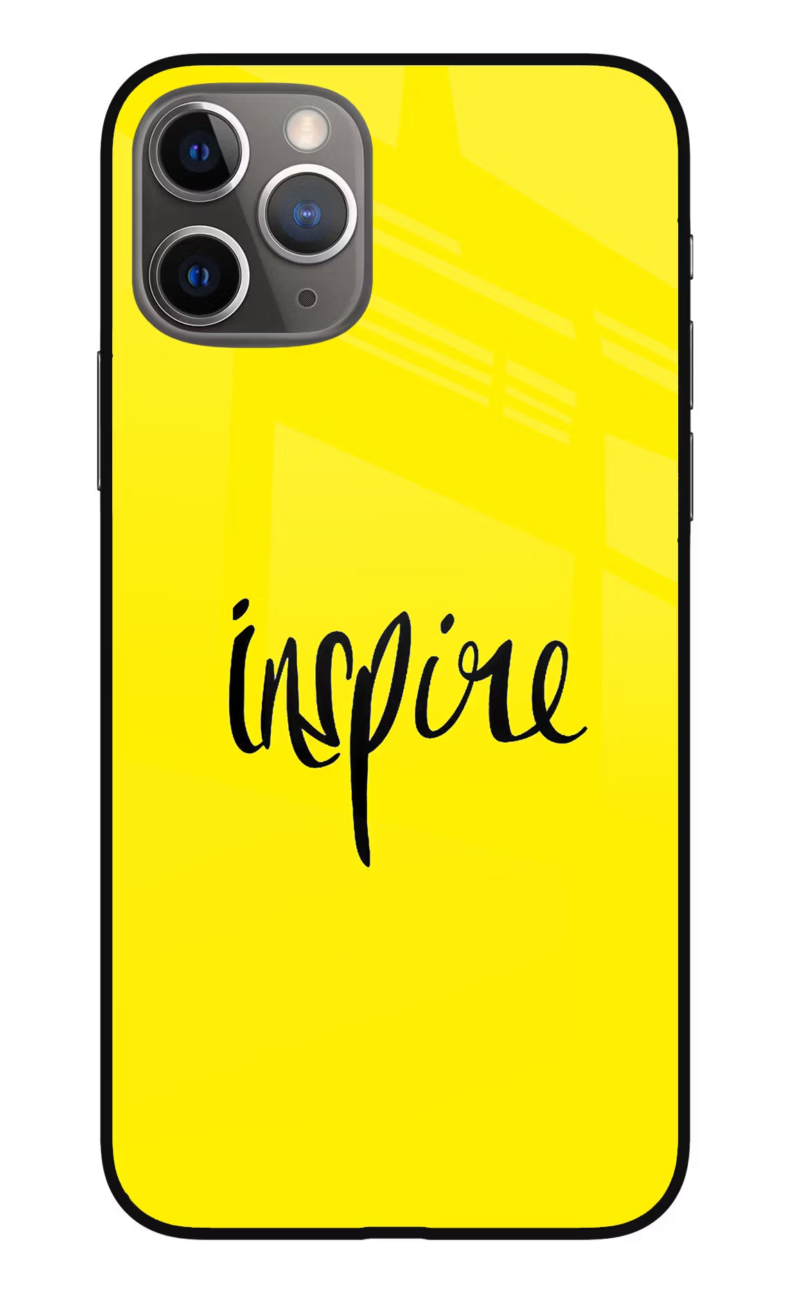 Inspire iPhone 11 Pro Glass Case Back Cover by Casekaro