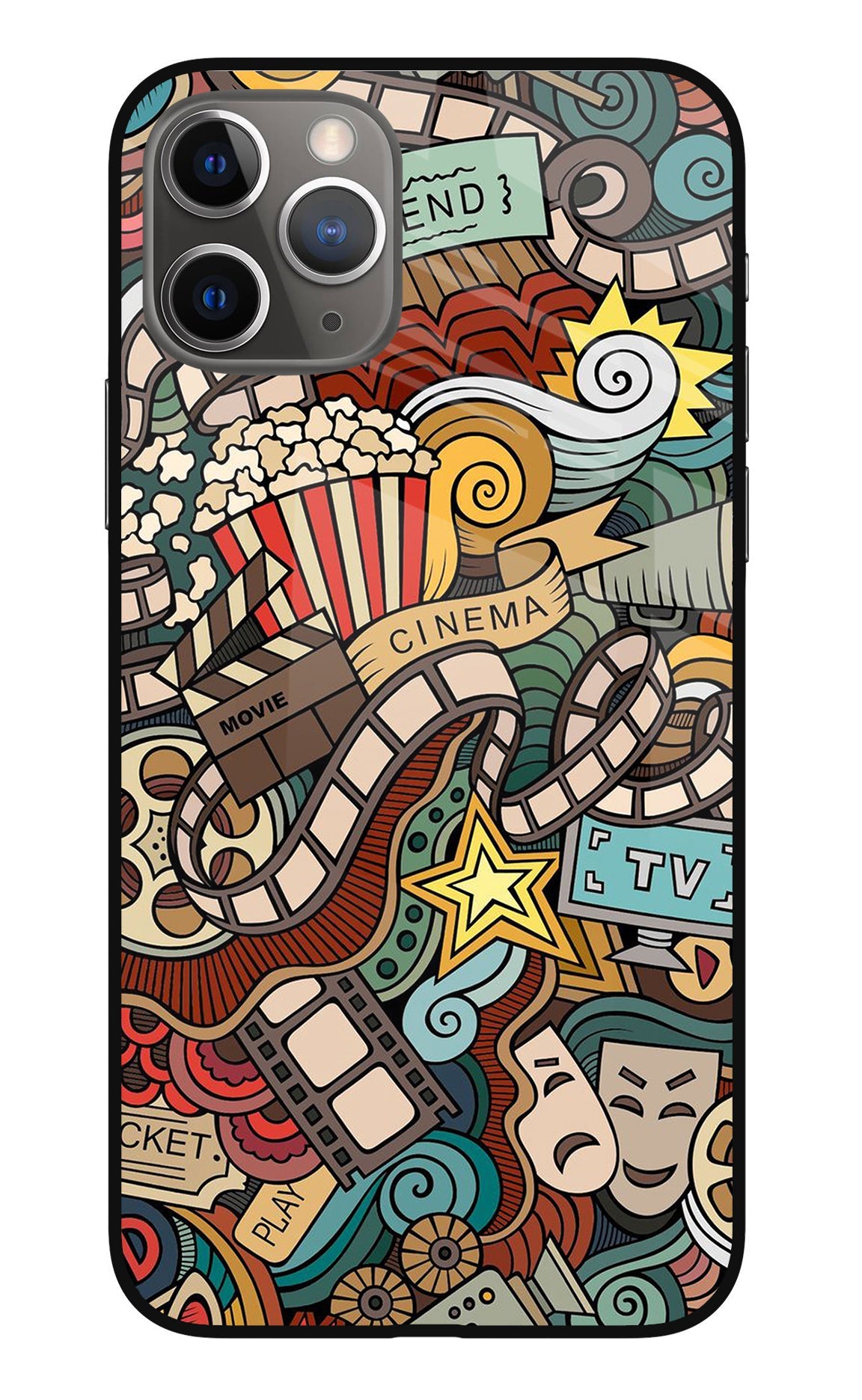 Cinema Abstract iPhone 11 Pro Back Cover