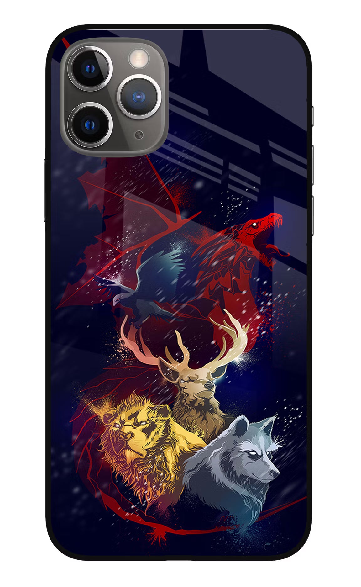 Game Of Thrones iPhone 11 Pro Glass Case Back Cover by Casekaro