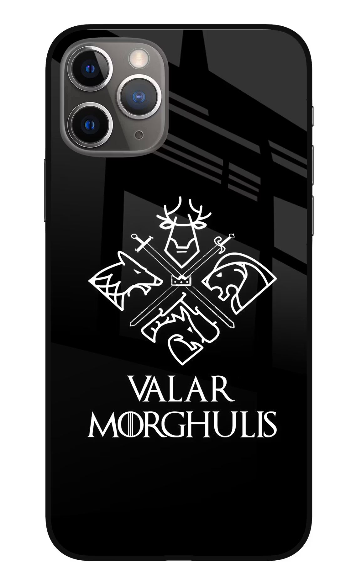Valar Morghulis | Game Of Thrones iPhone 11 Pro Glass Case Back Cover by Casekaro