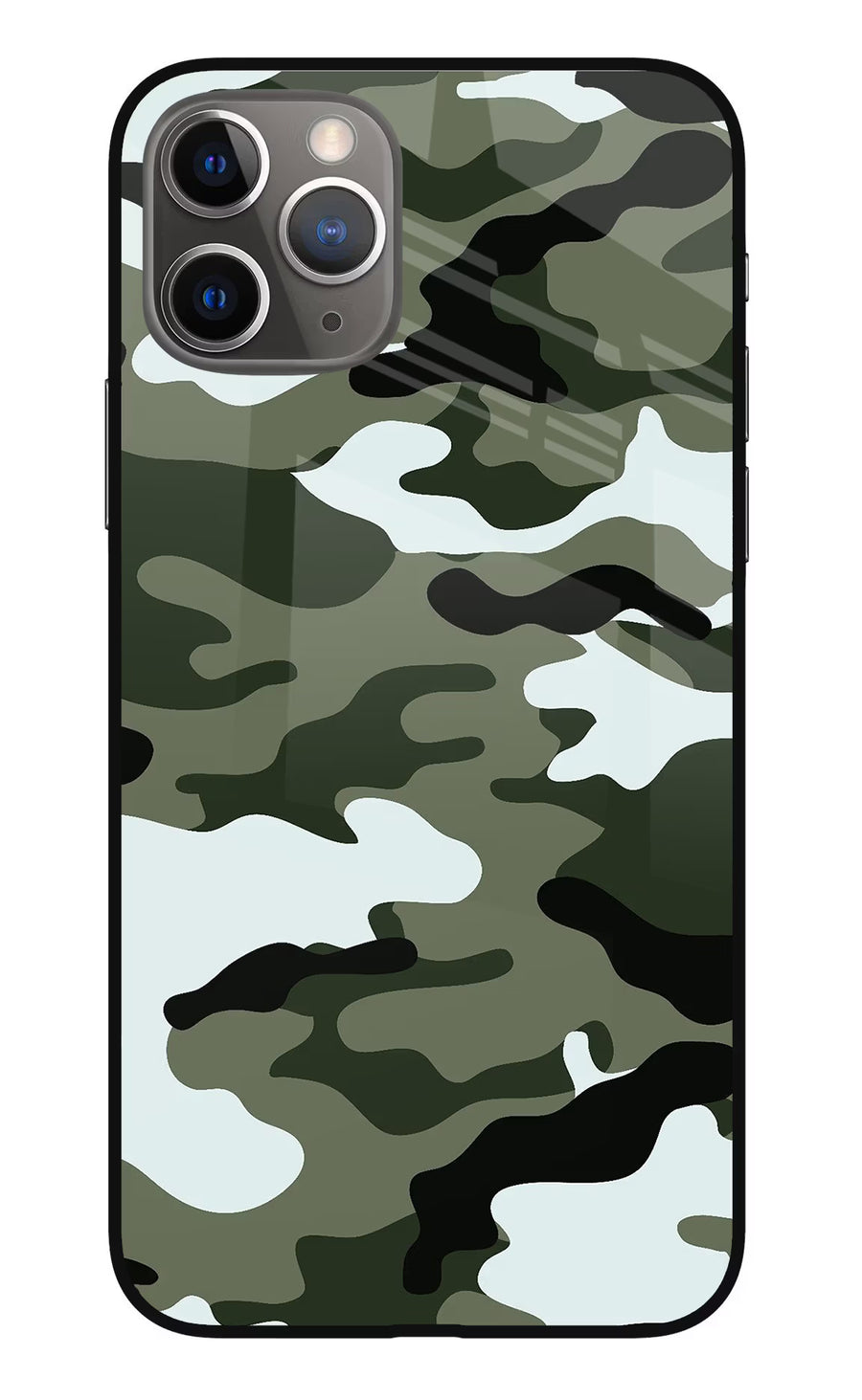 Camouflage iPhone 11 Pro Back Cover, Metal case