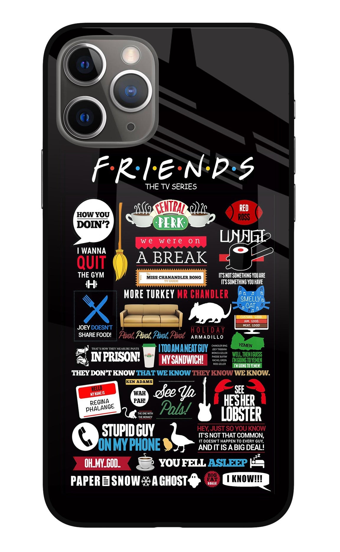 FRIENDS iPhone 11 Pro Glass Case