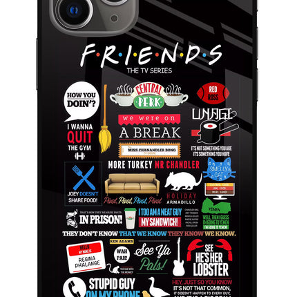 FRIENDS iPhone 11 Pro Glass Case Back Cover by Casekaro