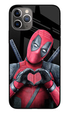 Deadpool iPhone 11 Pro Glass Case Back Cover by Casekaro