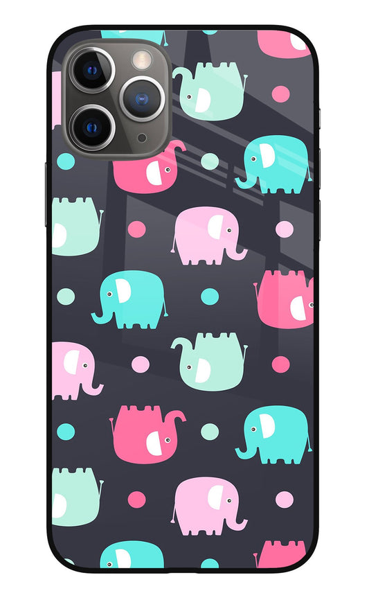 Elephants iPhone 11 Pro Glass Case