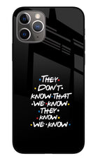 FRIENDS Dialogue iPhone 11 Pro Glass Case