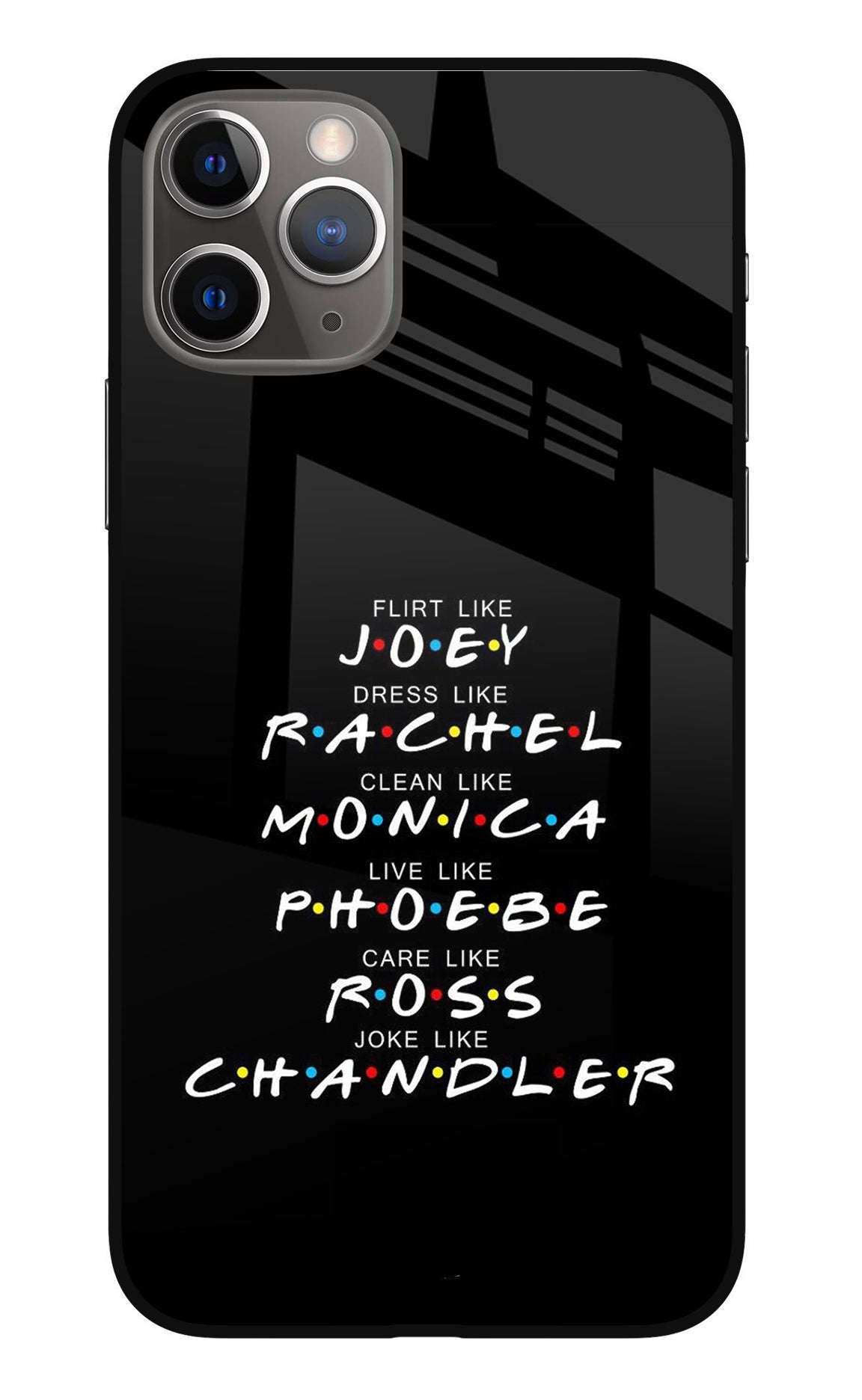 FRIENDS Character iPhone 11 Pro Back Cover