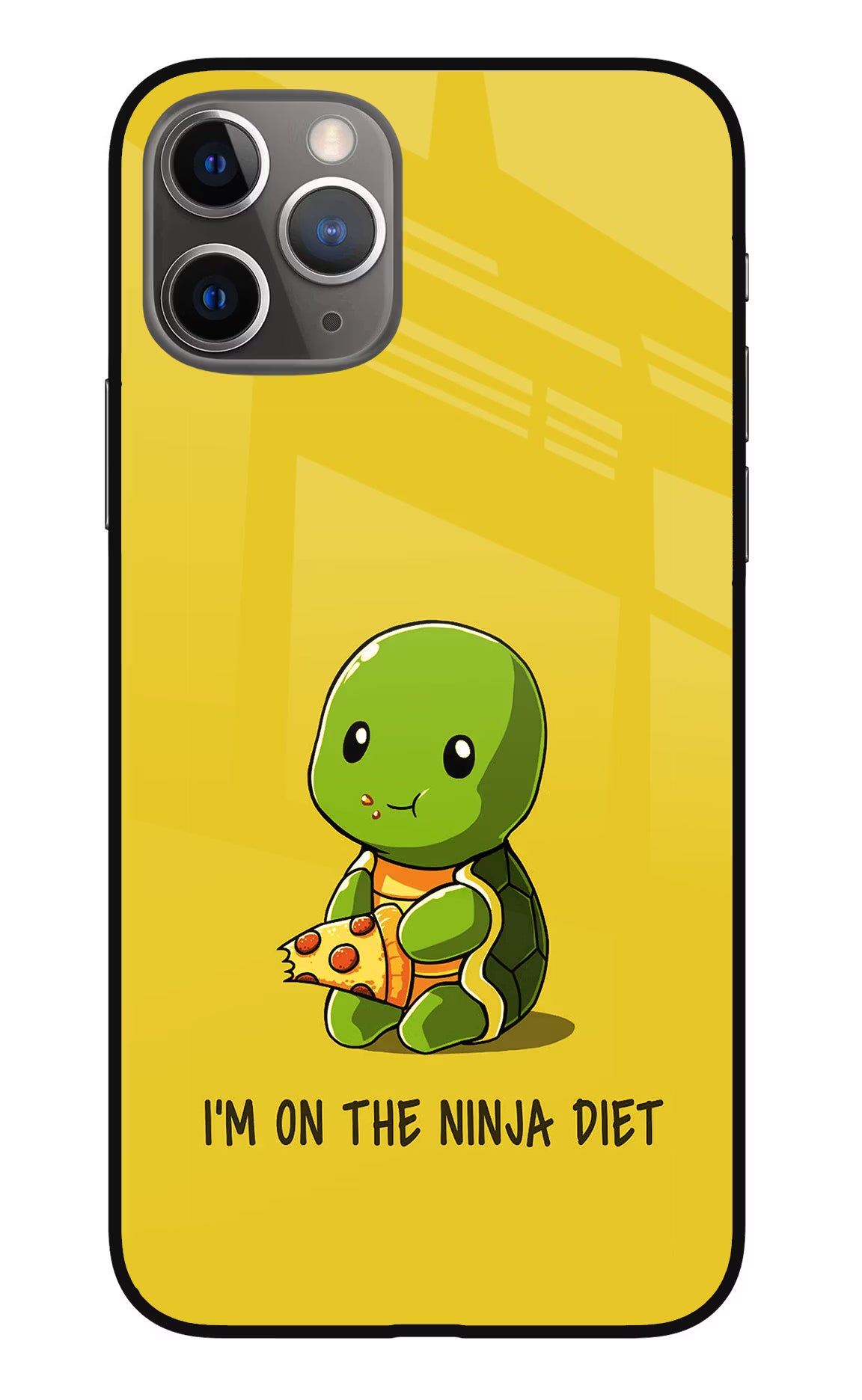 I'm on Ninja Diet iPhone 11 Pro Glass Case Back Cover by Casekaro