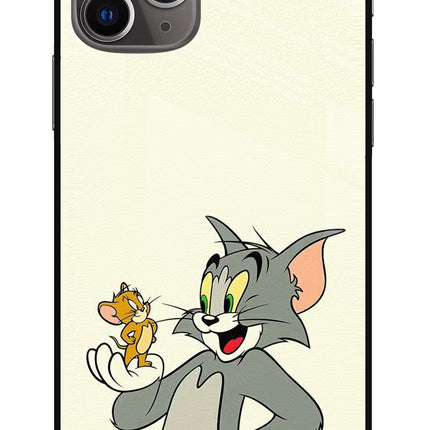 Tom & Jerry iPhone 11 Pro Glass Case Back Cover by Casekaro