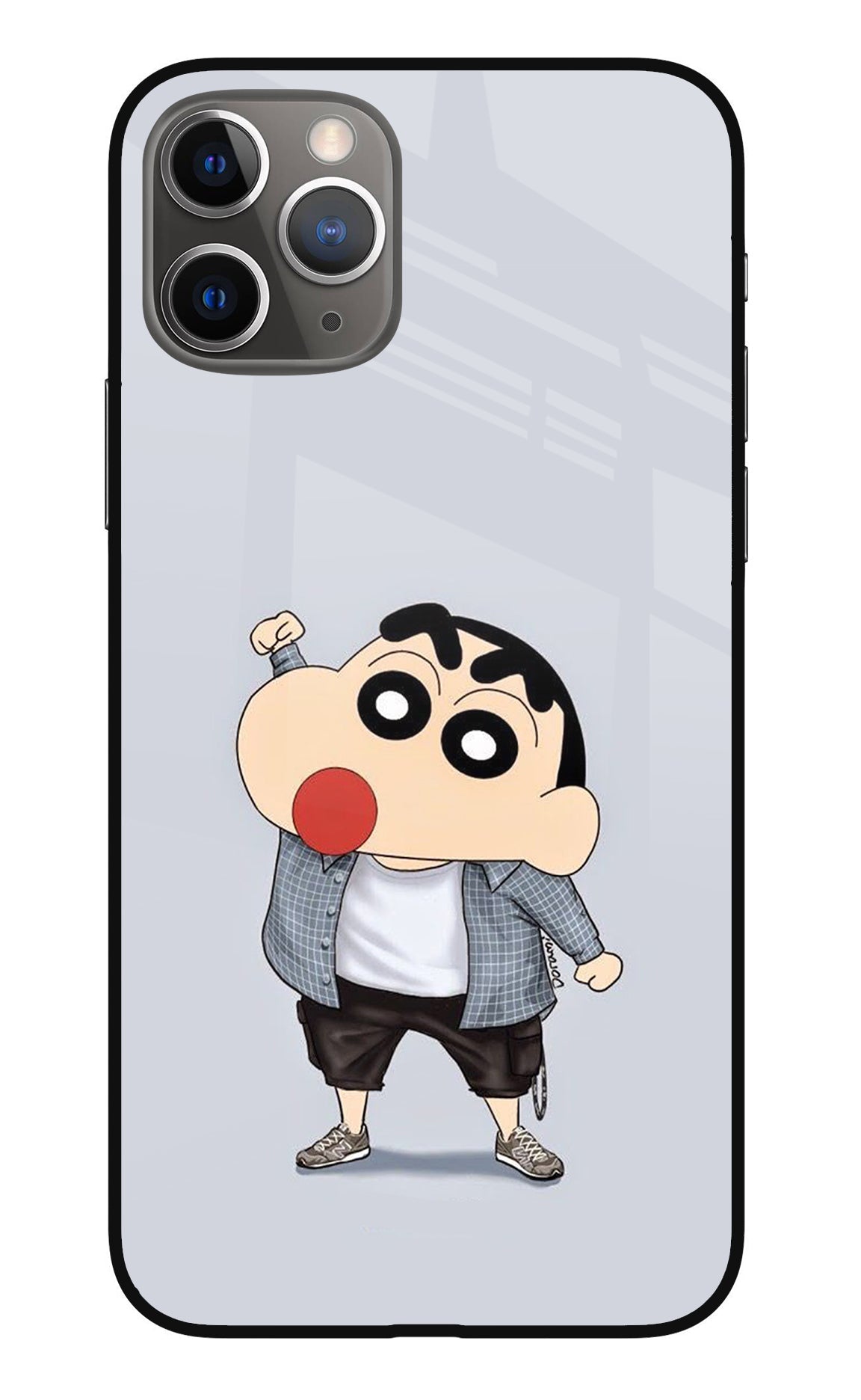 Shinchan iPhone 11 Pro Glass Case