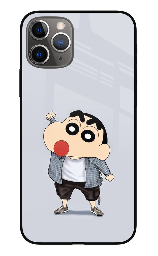 Shinchan iPhone 11 Pro Glass Case