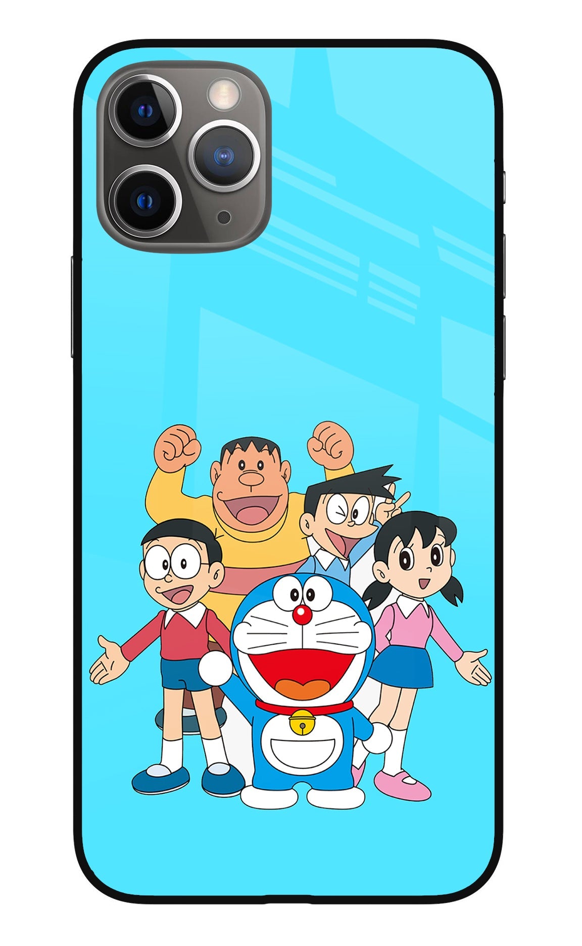 Doraemon Gang iPhone 11 Pro Glass Case