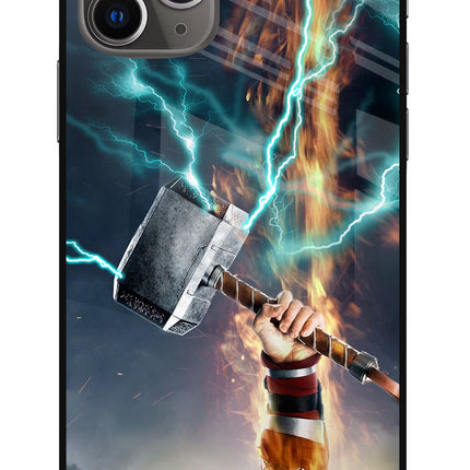 Thor Hammer Mjolnir iPhone 11 Pro Glass Case