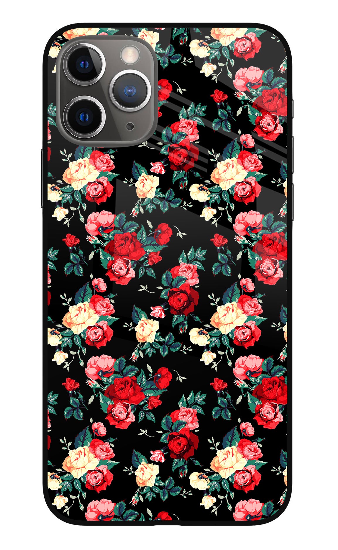 Rose Pattern iPhone 11 Pro Back Cover