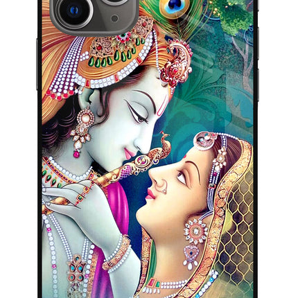 Lord Radha Krishna iPhone 11 Pro Glass Case