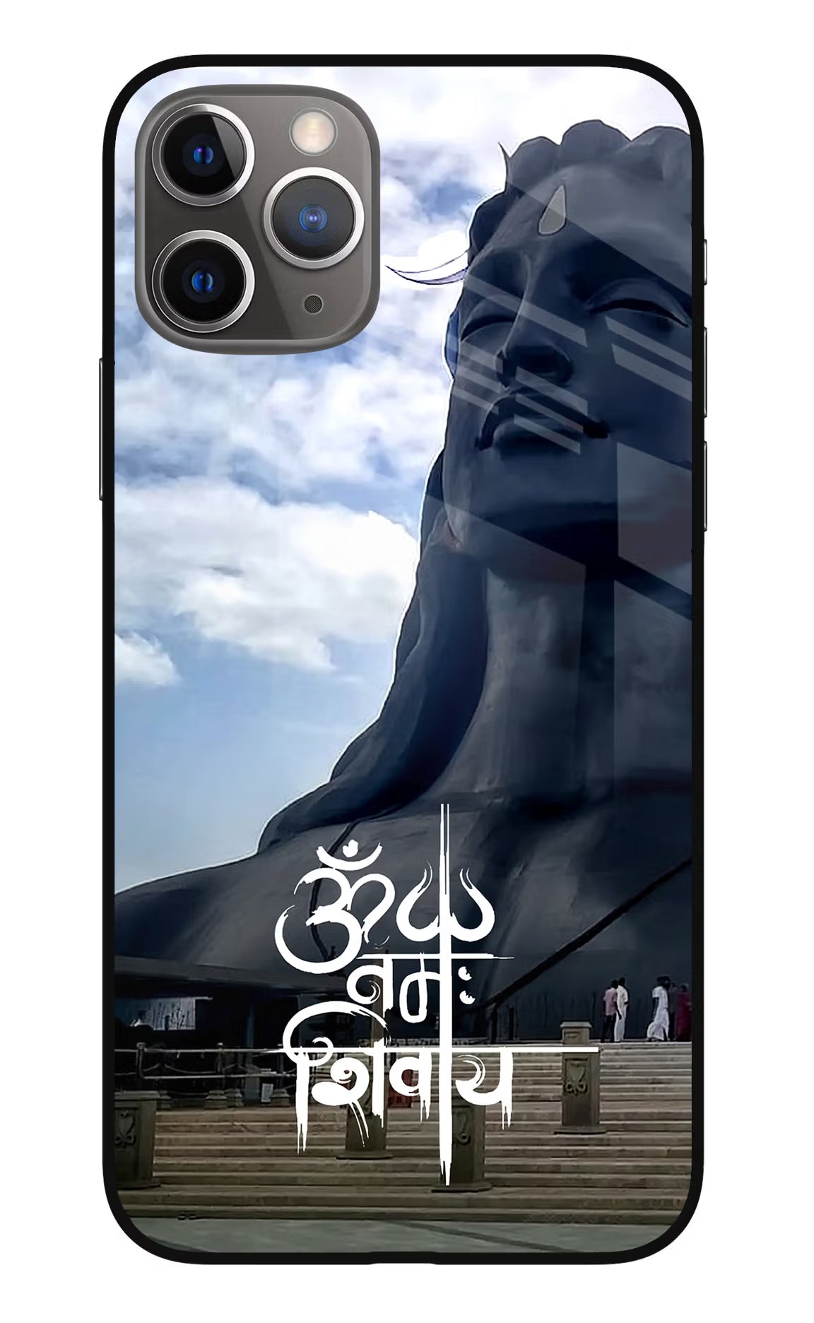 Om Namah Shivay iPhone 11 Pro Glass Case Back Cover by Casekaro