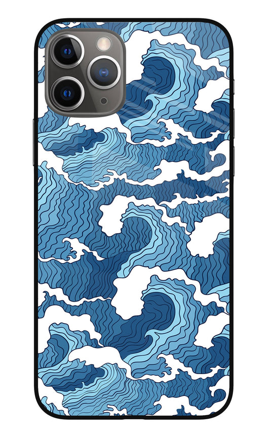 Blue Waves iPhone 11 Pro Glass Case