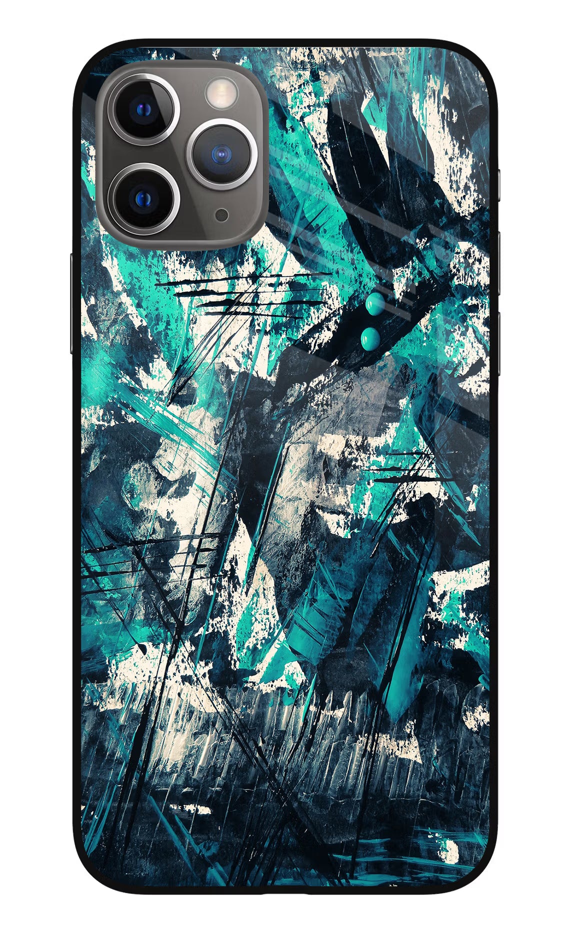 Artwork iPhone 11 Pro Glass Case Back Cover by Casekaro