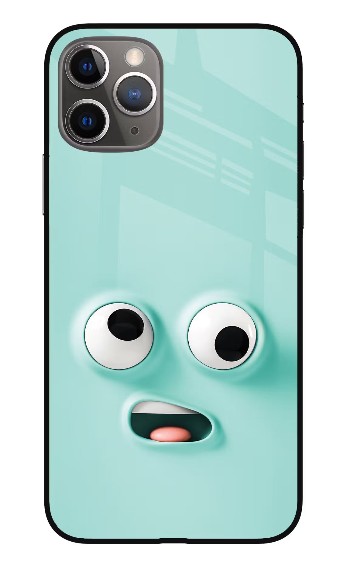 Funny Cartoon iPhone 11 Pro Glass Case Back Cover by Casekaro