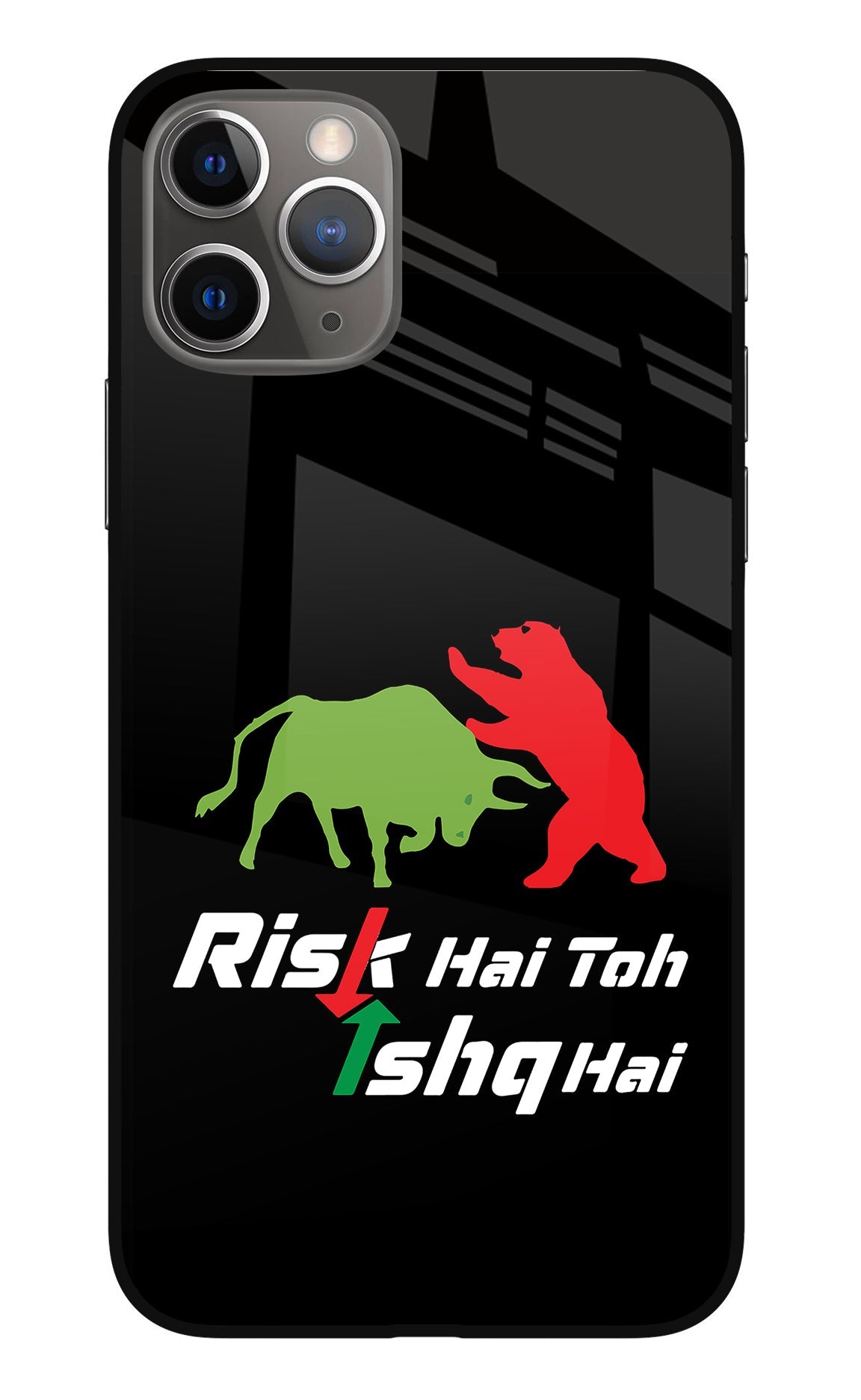 Risk Hai Toh Ishq Hai iPhone 11 Pro Glass Case