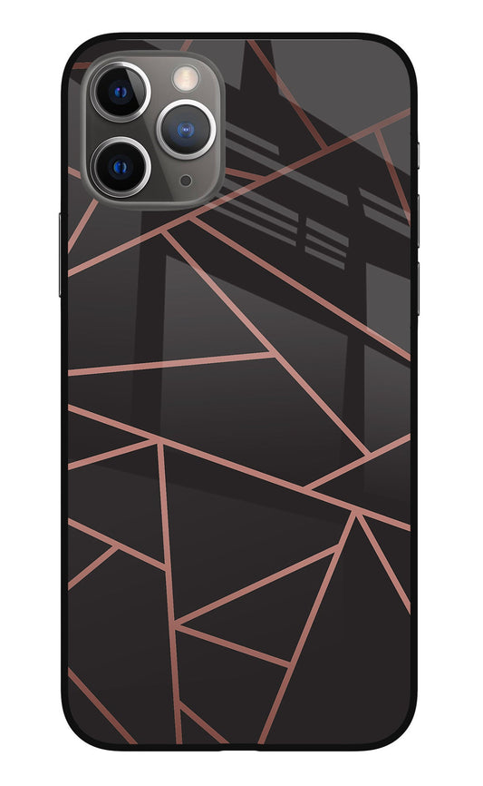 Geometric Pattern iPhone 11 Pro Glass Case
