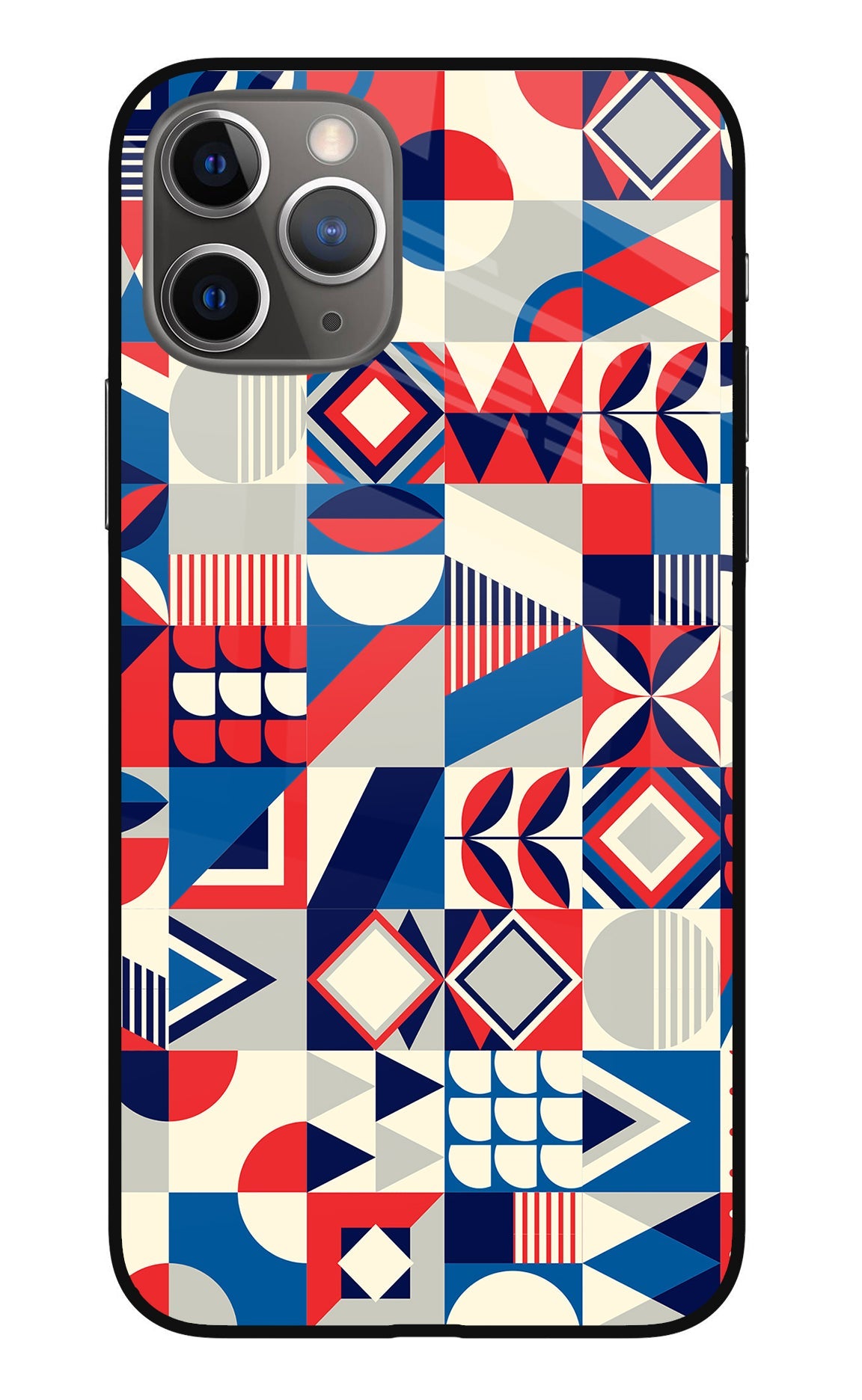 Colorful Pattern iPhone 11 Pro Glass Case