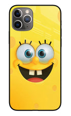 Sponge 1 iPhone 11 Pro Glass Case Back Cover by Casekaro