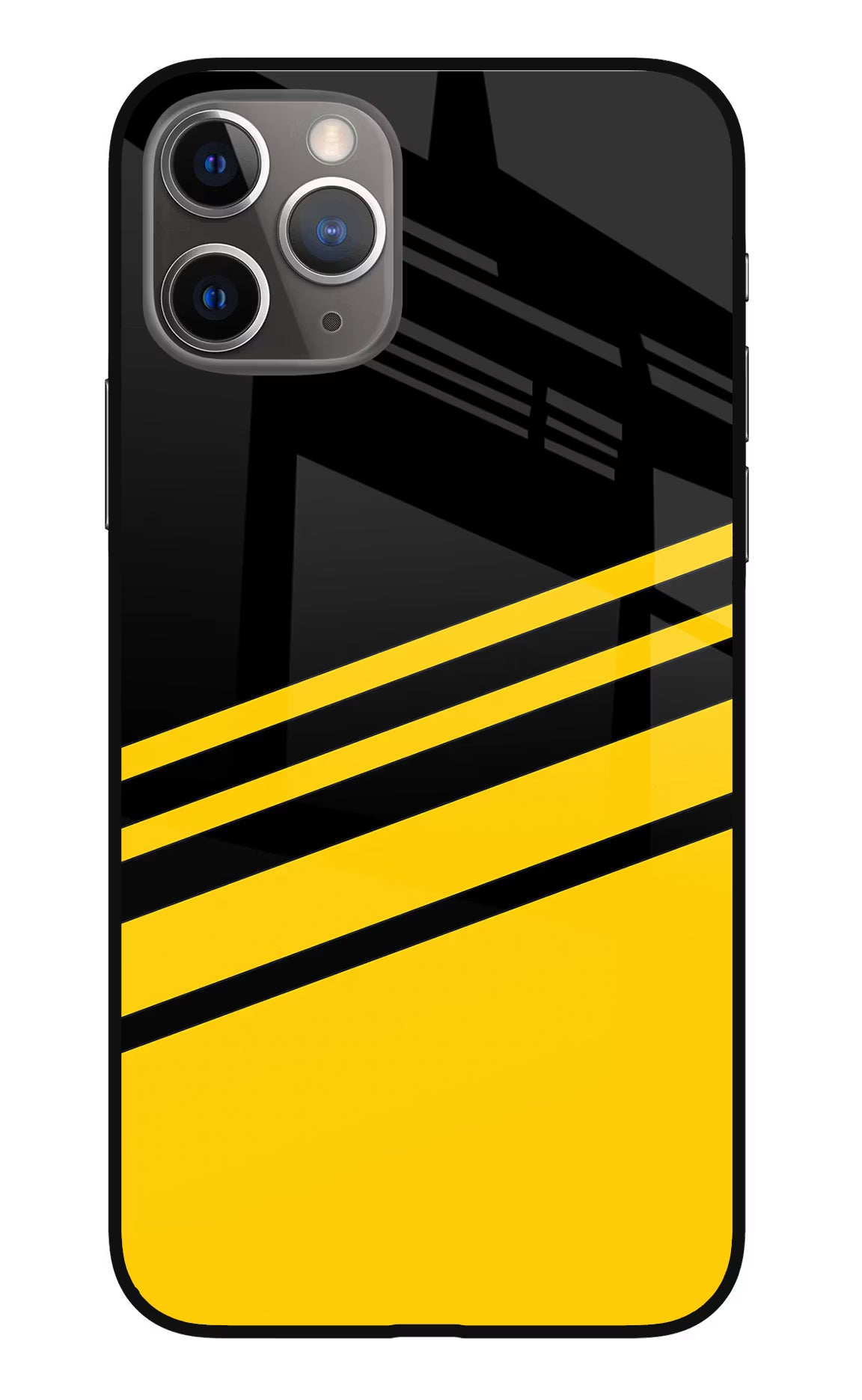 Yellow Shades iPhone 11 Pro Glass Case Back Cover by Casekaro