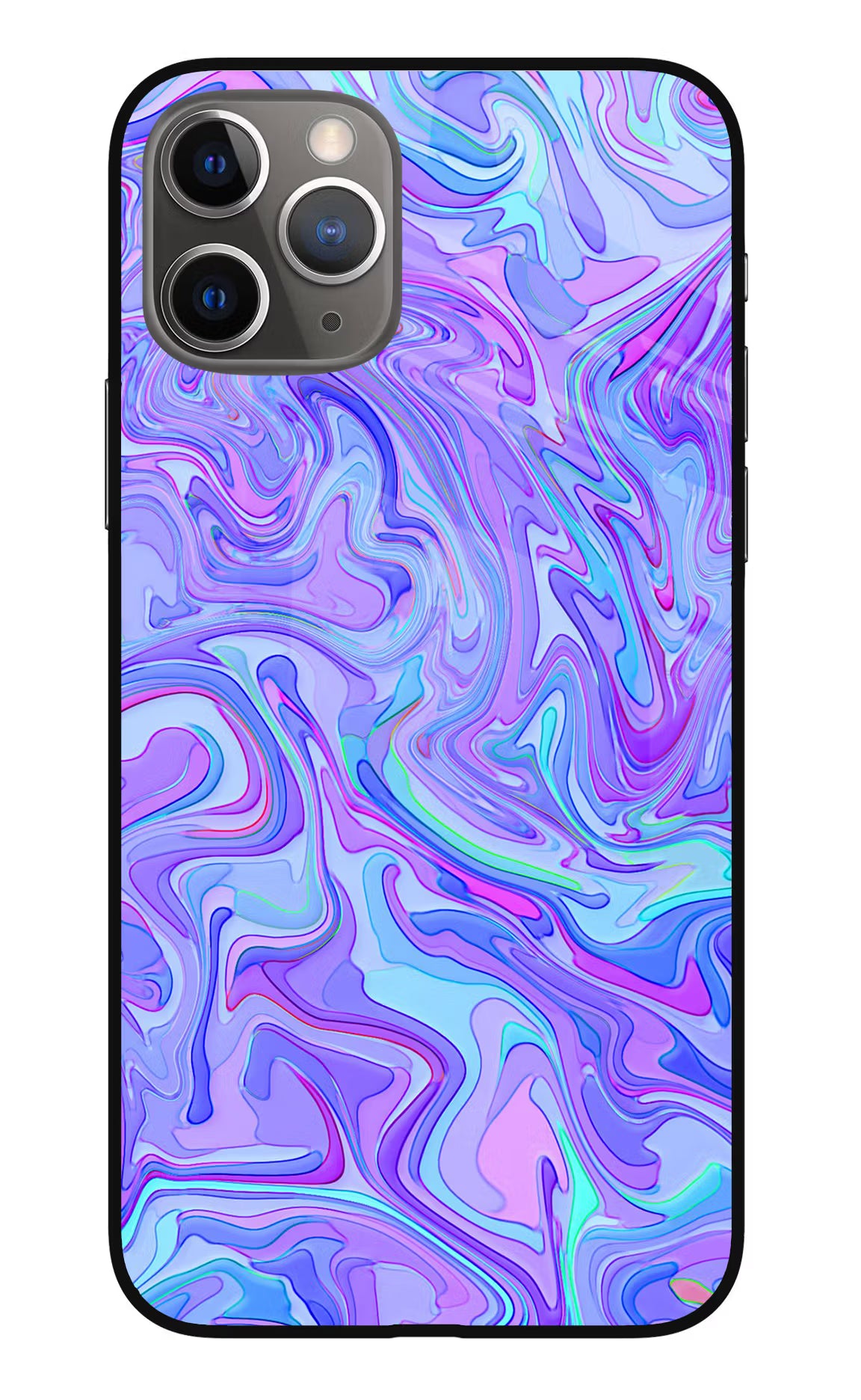 Glitter iPhone 11 Pro Glass Case Back Cover by Casekaro