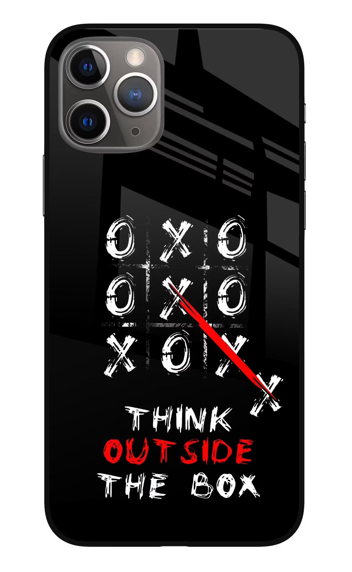 Think out of the BOX iPhone 11 Pro Glass Case Back Cover by Casekaro