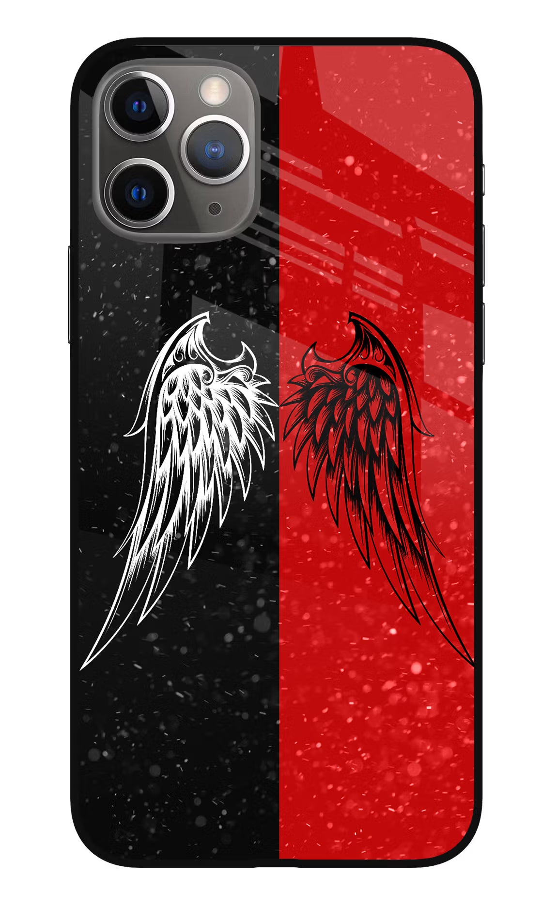 Wings iPhone 11 Pro Glass Case Back Cover by Casekaro