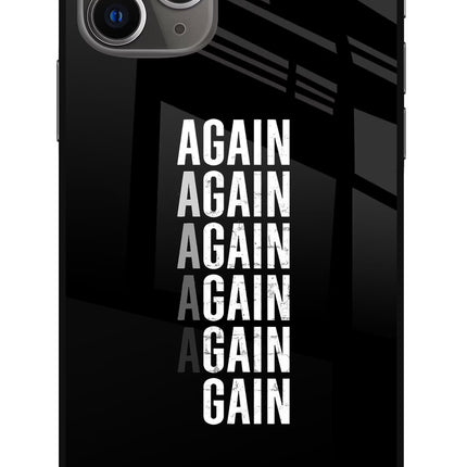 Again Again Gain iPhone 11 Pro Glass Case