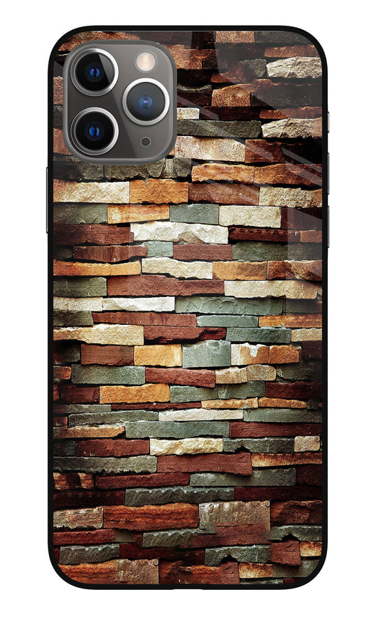 Bricks Pattern iPhone 11 Pro Glass Case
