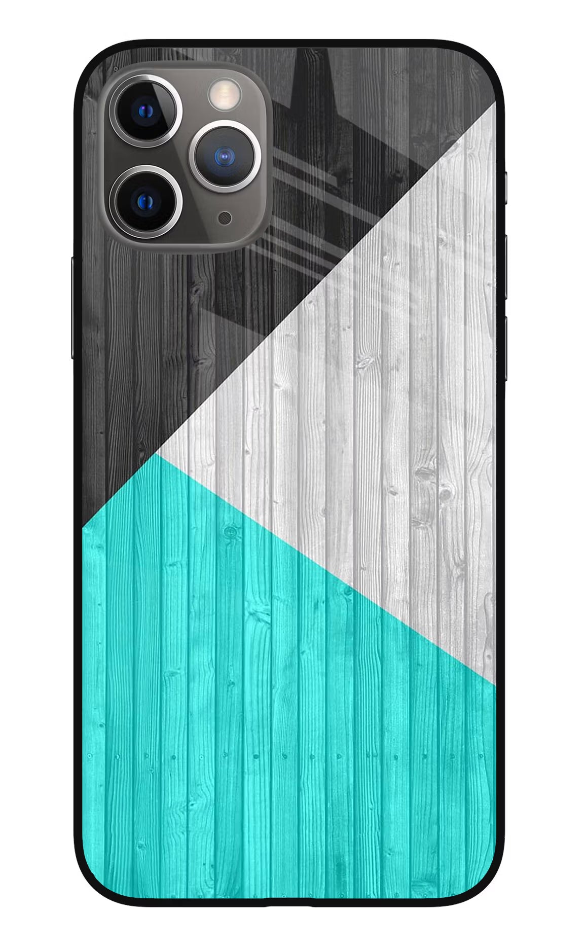 Wooden Abstract iPhone 11 Pro Glass Case Back Cover by Casekaro