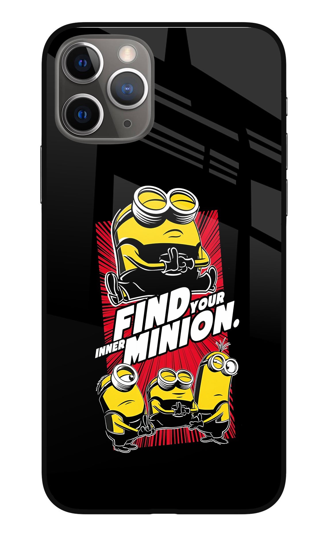 Find your inner Minion iPhone 11 Pro Glass Case