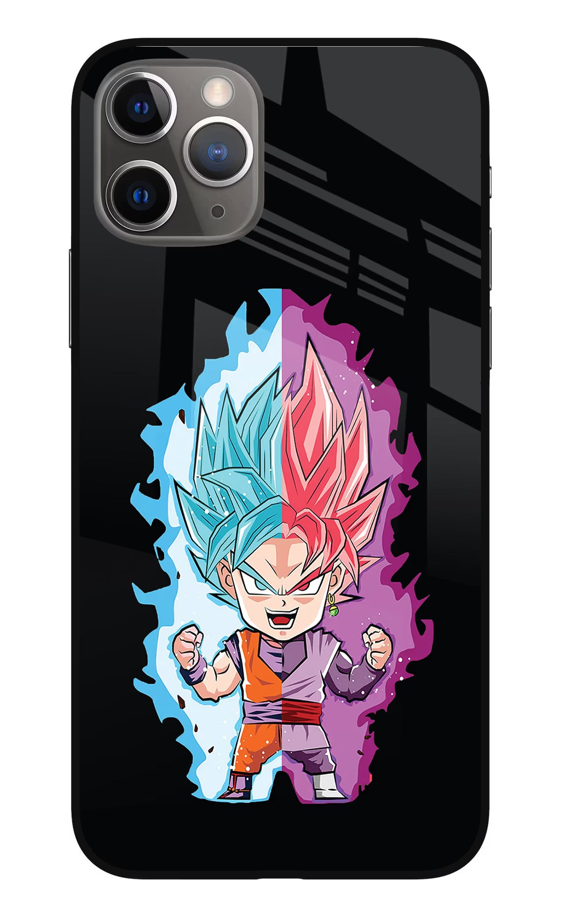 Chota Goku iPhone 11 Pro Glass Case Back Cover by Casekaro