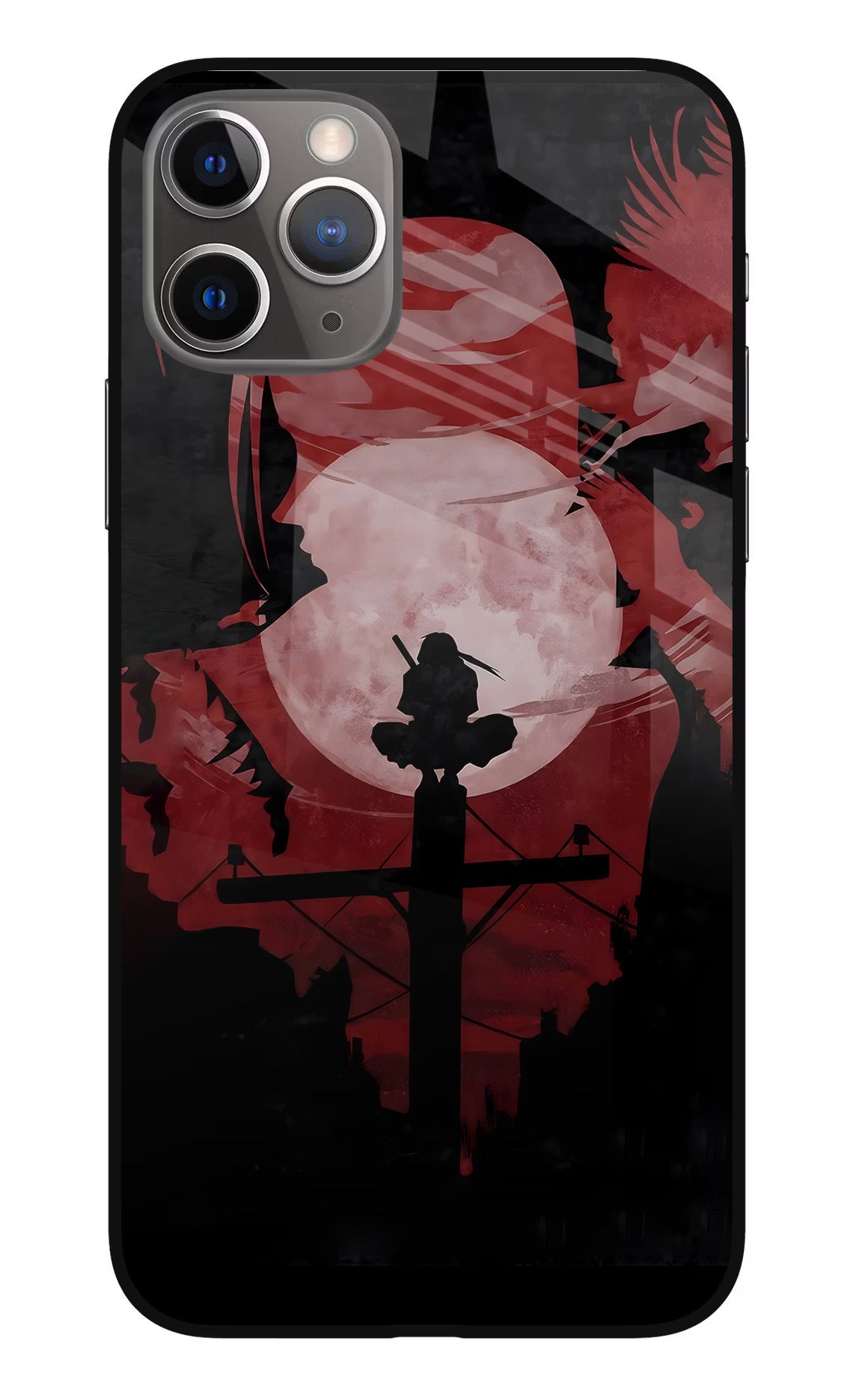 Naruto Anime iPhone 11 Pro Glass Case Back Cover by Casekaro