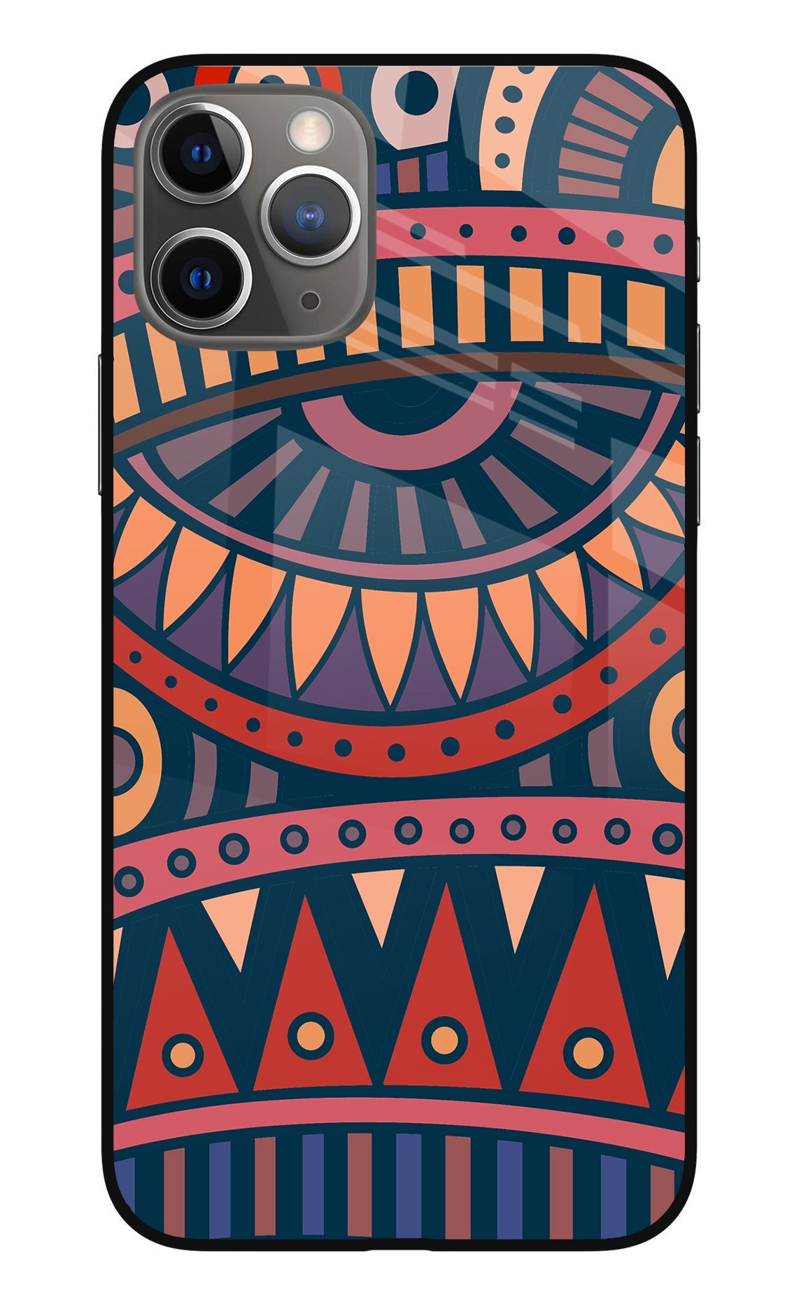 African Culture Design iPhone 11 Pro Glass Case