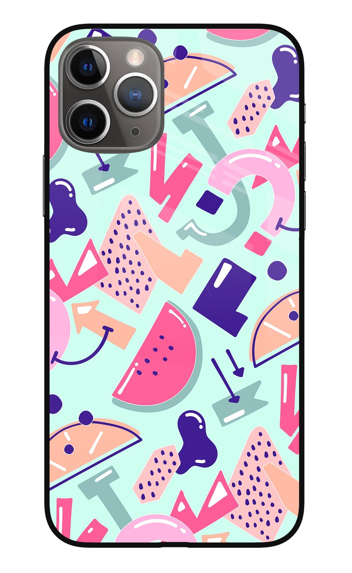 Doodle Pattern iPhone 11 Pro Back Cover