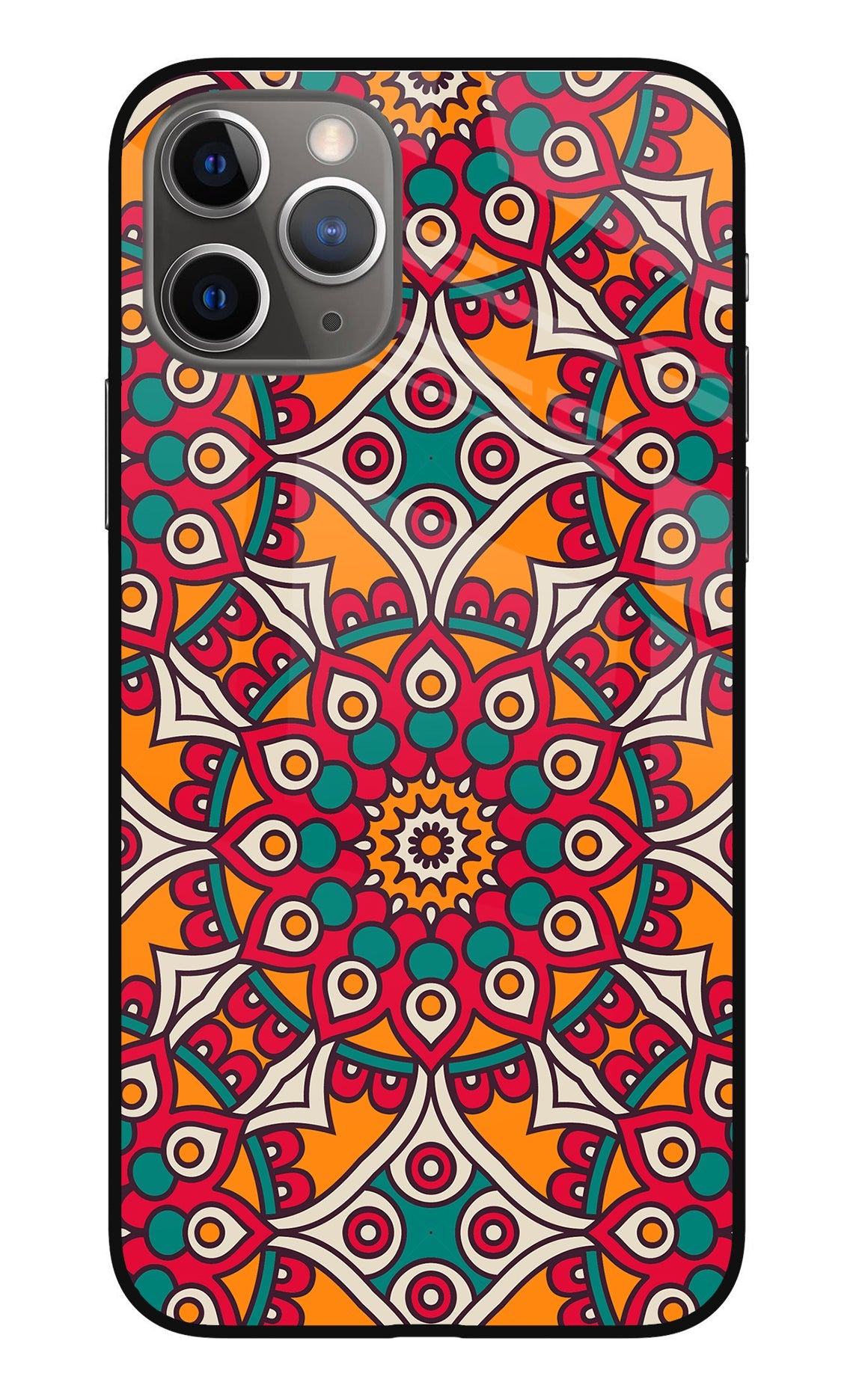 Mandala Art iPhone 11 Pro Glass Case