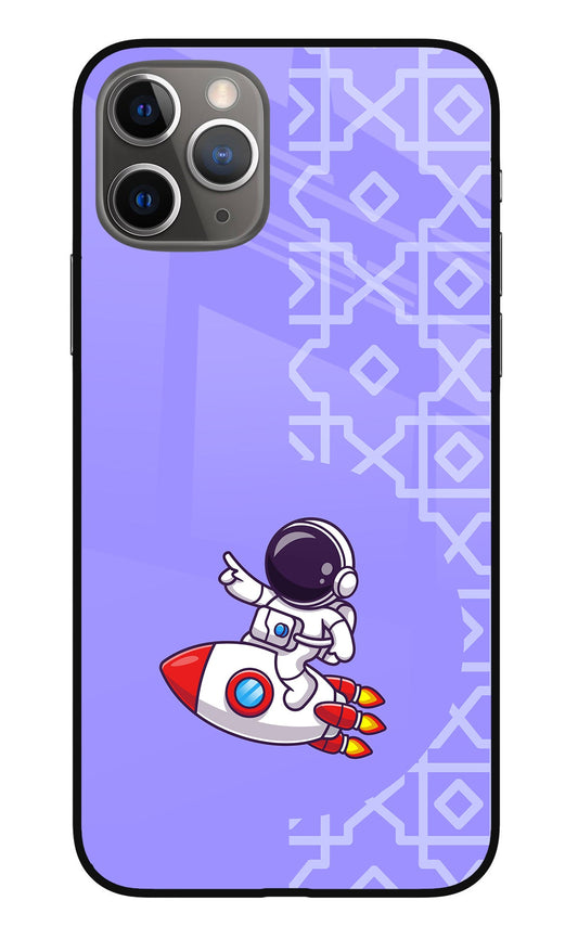 Cute Astronaut iPhone 11 Pro Glass Case