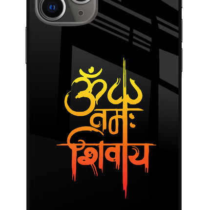 Om Namah Shivay iPhone 11 Pro Glass Case
