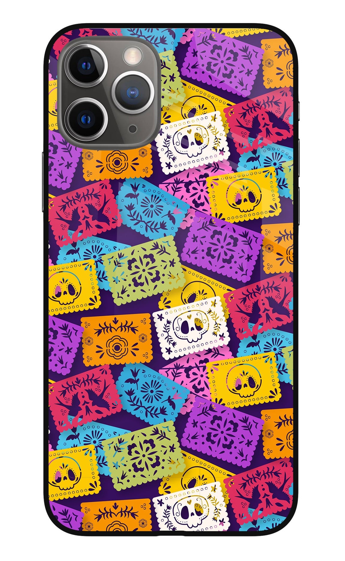 Mexican Pattern iPhone 11 Pro Glass Case
