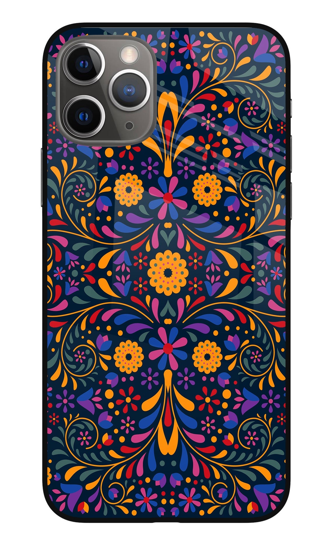 Mexican Art iPhone 11 Pro Glass Case
