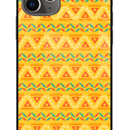 Tribal Pattern iPhone 11 Pro Glass Case