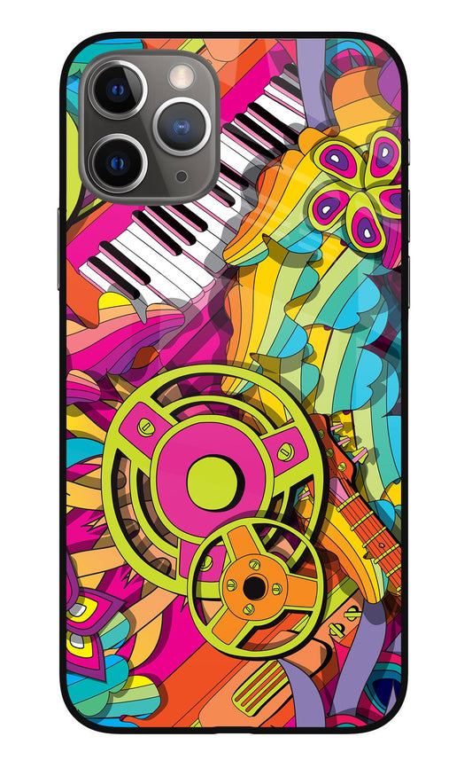 Music Doodle iPhone 11 Pro Glass Case