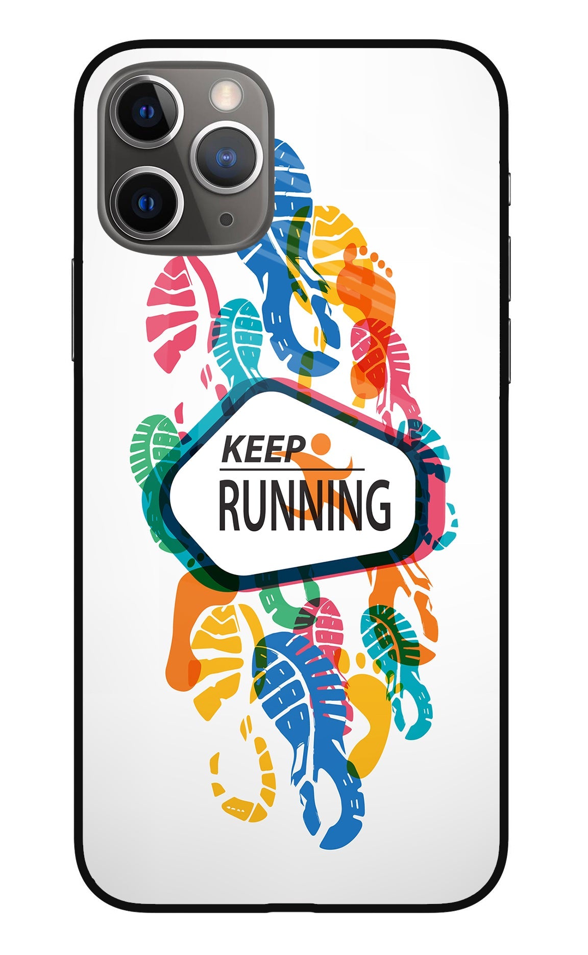 Keep Running iPhone 11 Pro Glass Case